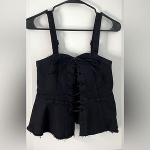 Forever21 Lace Up Corset Top